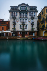 Beautiful street in Venice, Italy
