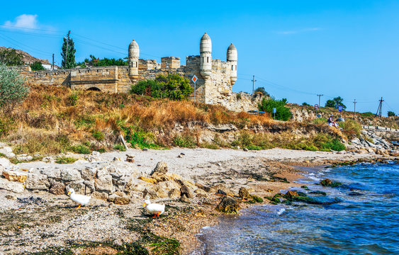 The medieval fortress of Enikale. Kerch. Crimea