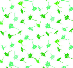 Abstract flat floral texture, vector design illustration	