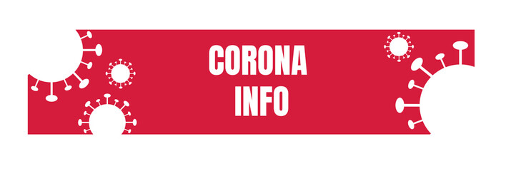 Corona Info Header für Web, Briefkopf etc.