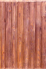 Walnut wood plank, vertical frame.
