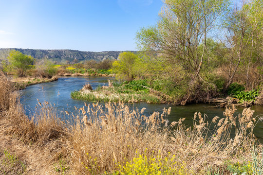 Rio Jarama a su paso por Velilla de San Antonio