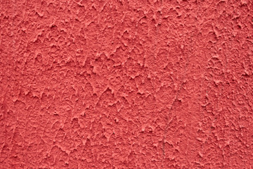 Red color wall texture. Architectural texture.