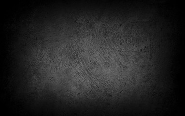 Old wall texture cement dark black gray  background abstract grey color design are light with white gradient background.