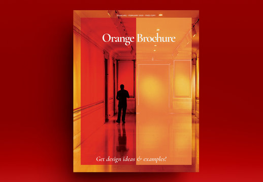 Orange Brochure Layout