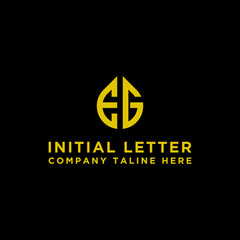Obraz premium Inspiring logo design Set, for companies from the initial letters of the EG logo icon. -Vectors