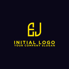 Inspiring logo design Set, for companies from the initial letters of the EJ logo icon. -Vectors