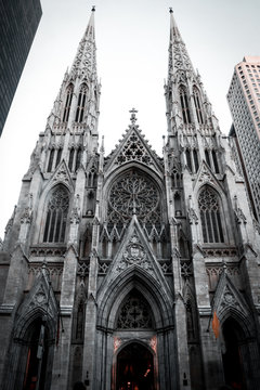 st patricks cathedral,new york, manhattan