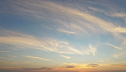 blue sky with cloud