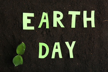 Composition on the theme of Earth Day.