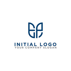 Inspiring logo design Set, for companies from the initial letters of the EP logo icon. -Vectors