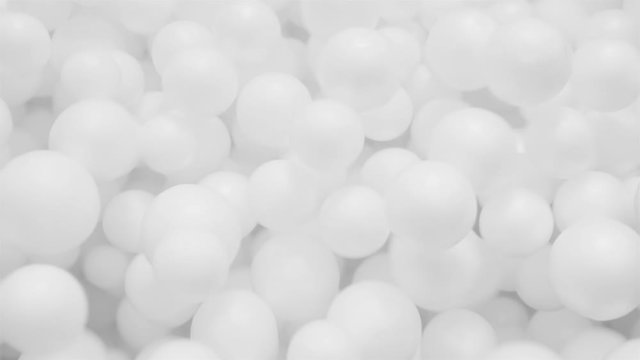 Abstract texture white balls background.