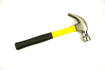 Nail hammer Isolated on white background.
