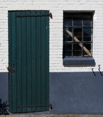 Fenster, Bauernhaus, Bauernhof, Ruine, Gemäuer