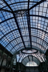 Verrière du Grand Palais des Beaux-Arts (1900).  Paris.