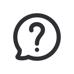 Help sign icon vector, question icon sign vector illustration