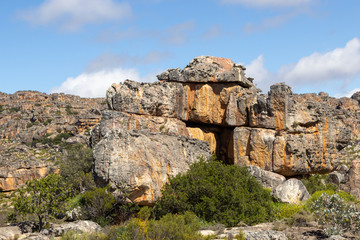 Fototapeta na wymiar Landschaft in den Zederbergen bei Clanwilliams, Western Cape, Südafrika