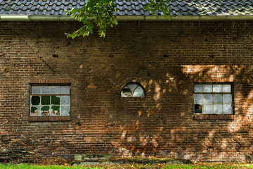 Fenster, Bauernhaus, Bauernhof, Ruine, Gemäuer