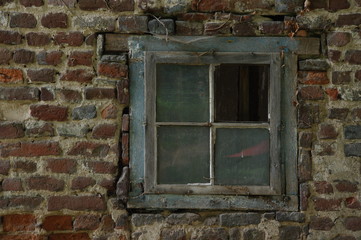 Fenster, Ruine, Bauernhaus, Bauernhof