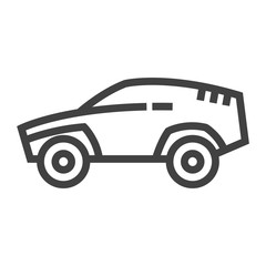 Outline Icon - Rally car