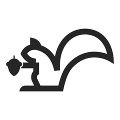 Outline Icon - Squirrel