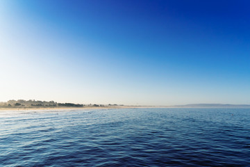 Obraz premium sunrise on the pismur beach