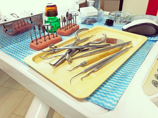 歯科医の道具セット