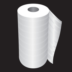 paper towel roll in color