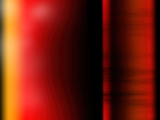 Surround light effect red orange colors