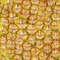 Seamless texture of ripe pineapple fruit.