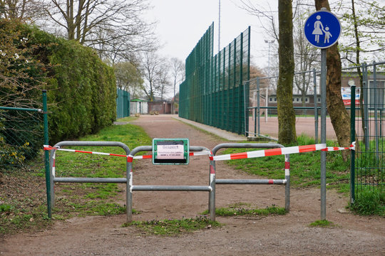 Sportplatz Gesperrt
