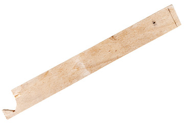 Rectangular piece of birch plywood