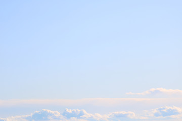 Blue Sky Background - above the clouds