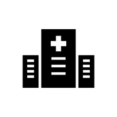 Fototapeta premium hospital icon trendy