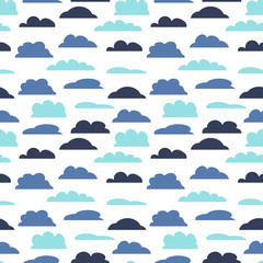 Seamless clouds pattern