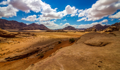 Fototapeta premium Wadi Rum,Jordan Tourist Reserve 