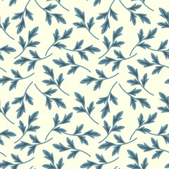 Seamless foliage pattern