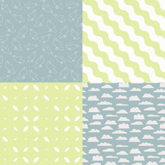 Seamless patterns set