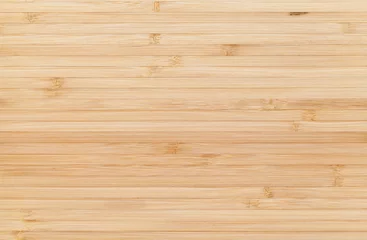 Foto op Plexiglas New clean bamboo board background texture © evannovostro