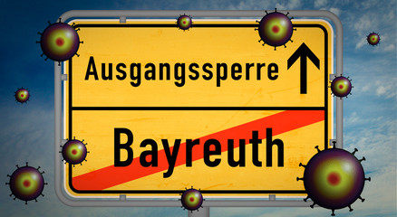 Bayreuth Corona Covid-19 Ausgangssperre Pandemie Söder Virus