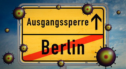 Berlin Corona Covid-19 Ausgangssperre Pandemie Söder Virus