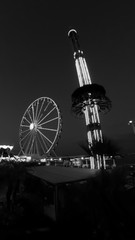 Vertical wallpaper of a ferris wheel