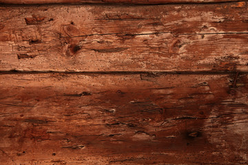 Brown old texture of wood used as natural background. wooden house wall in Bergen city