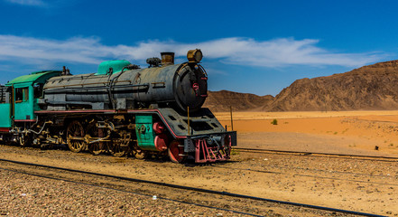 Wadi Rum Tourist Train Jordan 