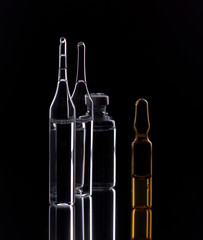Ampoules for injection of medicine New Viral infection and prevent. Coronavirus Epidemic. Korona Wuhan China Virus 2020 Outbreak. Imunnisation and cure