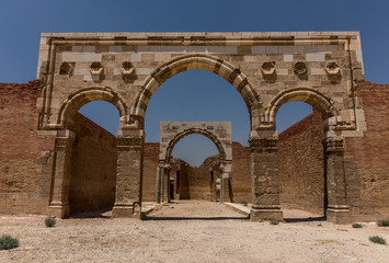 Fototapeta na wymiar Jordan Tourist Sites Al-Mushatta