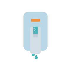 Hand Sanitizer Dispenser icon, flat style