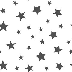 Stars seamless pattern. Star icons texture background.