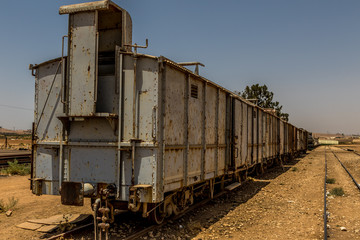 Obraz premium Jordan Tourist Location Abandoned Haj Railway 