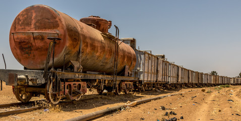 Jordan Tourist Location Abandoned Haj Railway  